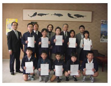 小学生中国派遣研修結団式　2011年10月11日の画像