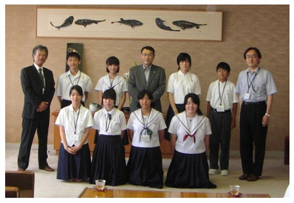 中学生米国派遣研修団結団式　2009年08月11日の画像