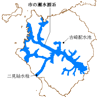 市の瀬水源系の図