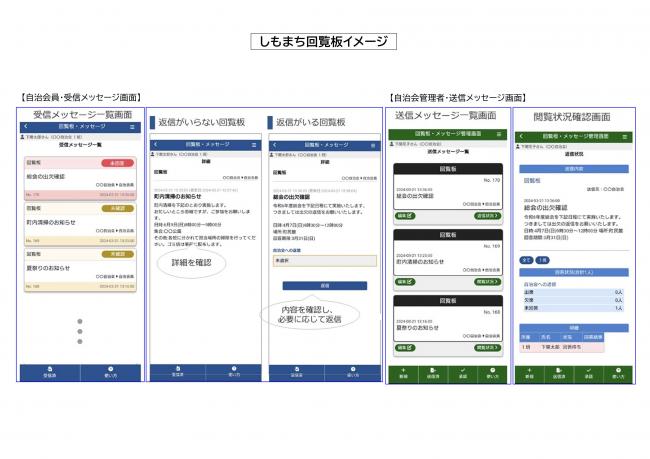 電子回覧板イメージ