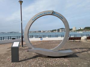 九州最北端の石碑の写真です