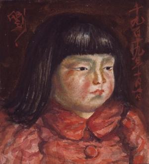 岸田劉生《外套の麗子》1919年