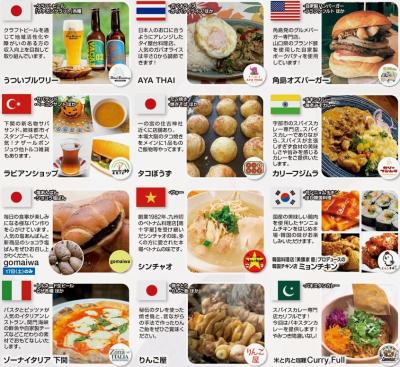 多国籍屋台広場出店店舗