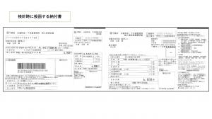 現地投函する納付書