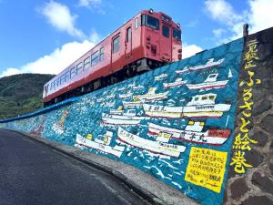 修復後 列車と
